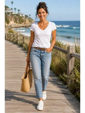 Rag & Bone Dre Low-Rise Boyfriend Jeans Womens 30 Blue Nora Light Wash
